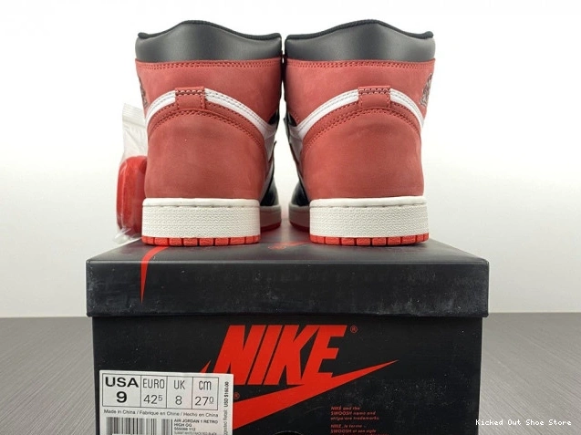 Kicked Out Shoe Store Retro 'Track OG Air 1 Red' Jordan High 555088-112 0627